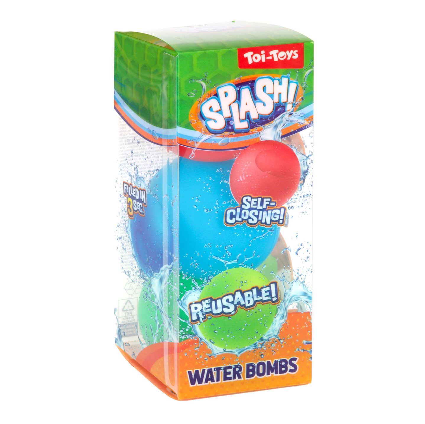 Splash Waterballon Herbruikbaar Zelfsluitend, 3st.