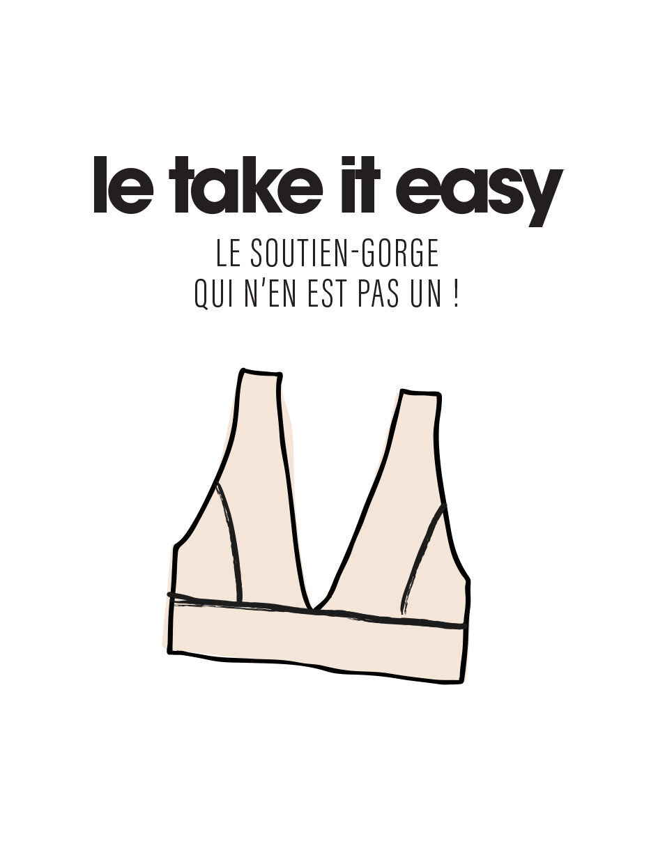 Soutien-gorge brassière sans armatures