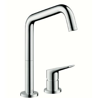 Hansgrohe AXOR Citterio M 2-gats keukenkraan m. draaibare hoge uitloop 110°/150°/360° chroom