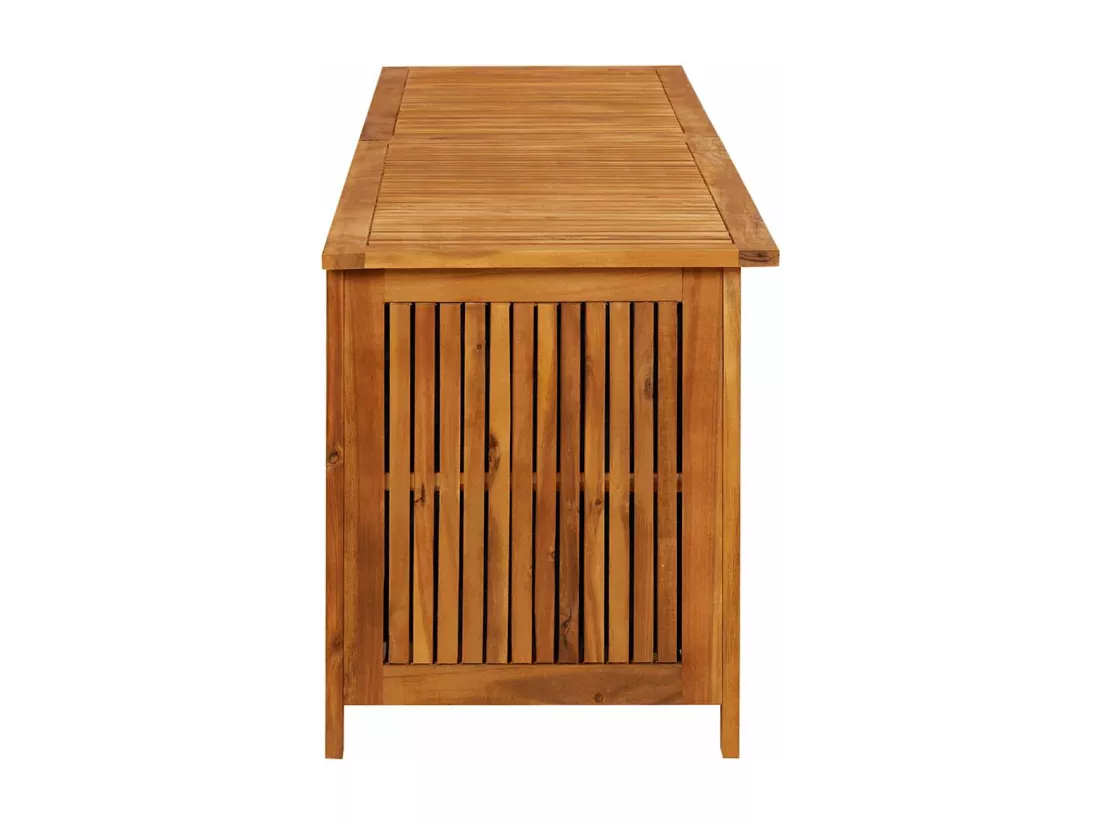 Boîte de rangement de jardin 200x50x58 cm Bois d'acacia solide