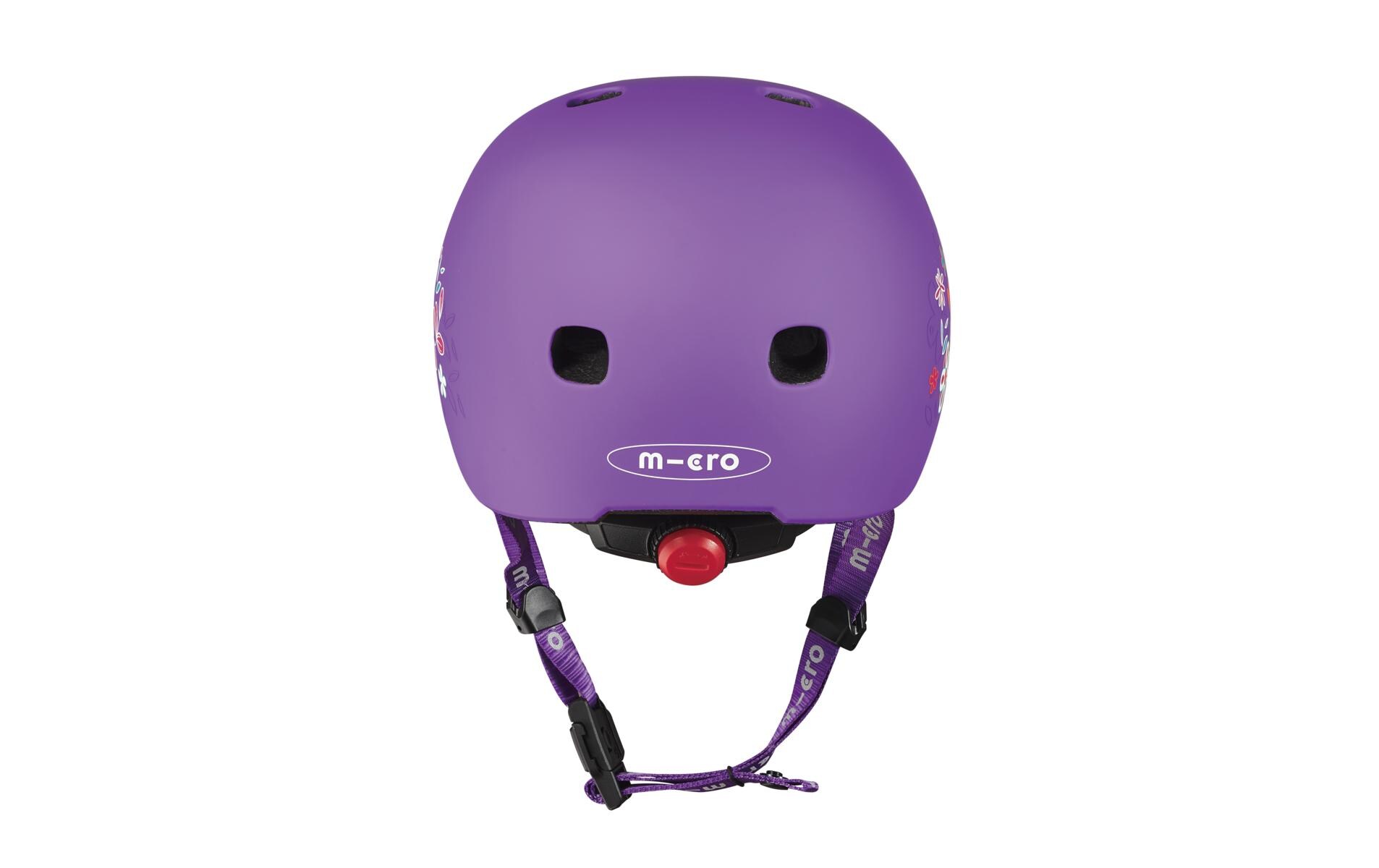 Kinderhelm Floral Purple M , MSkate- & Velohelm