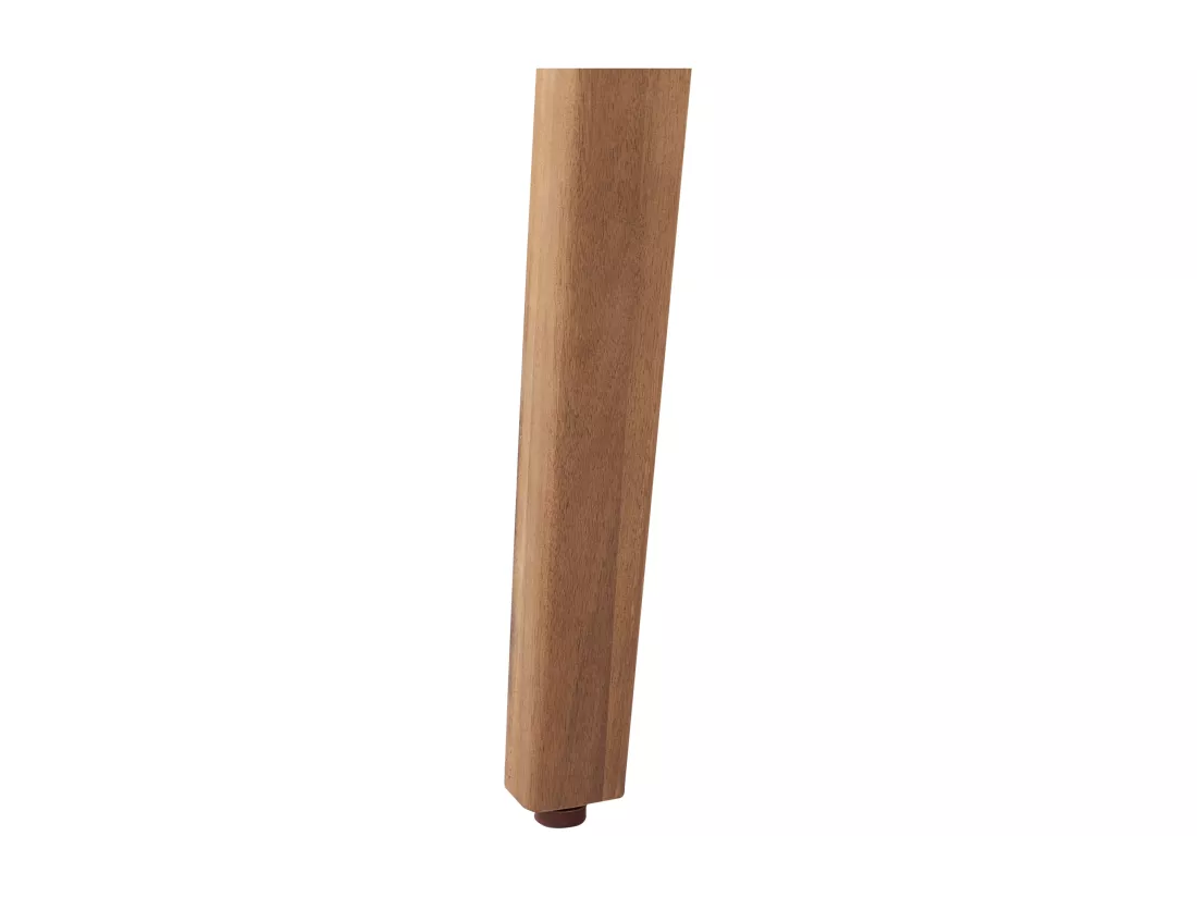 Table de salle à manger de jardin PARAGGI 90 cm 180 cm Bois d'acacia certifié Marron