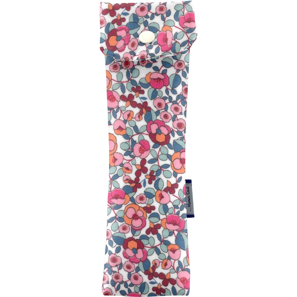 Pochette Brosse À Dents Boutons Rose