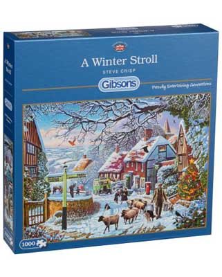 A Winter Stroll Jigsaw Puzzle 1000pc (Jigsaw)