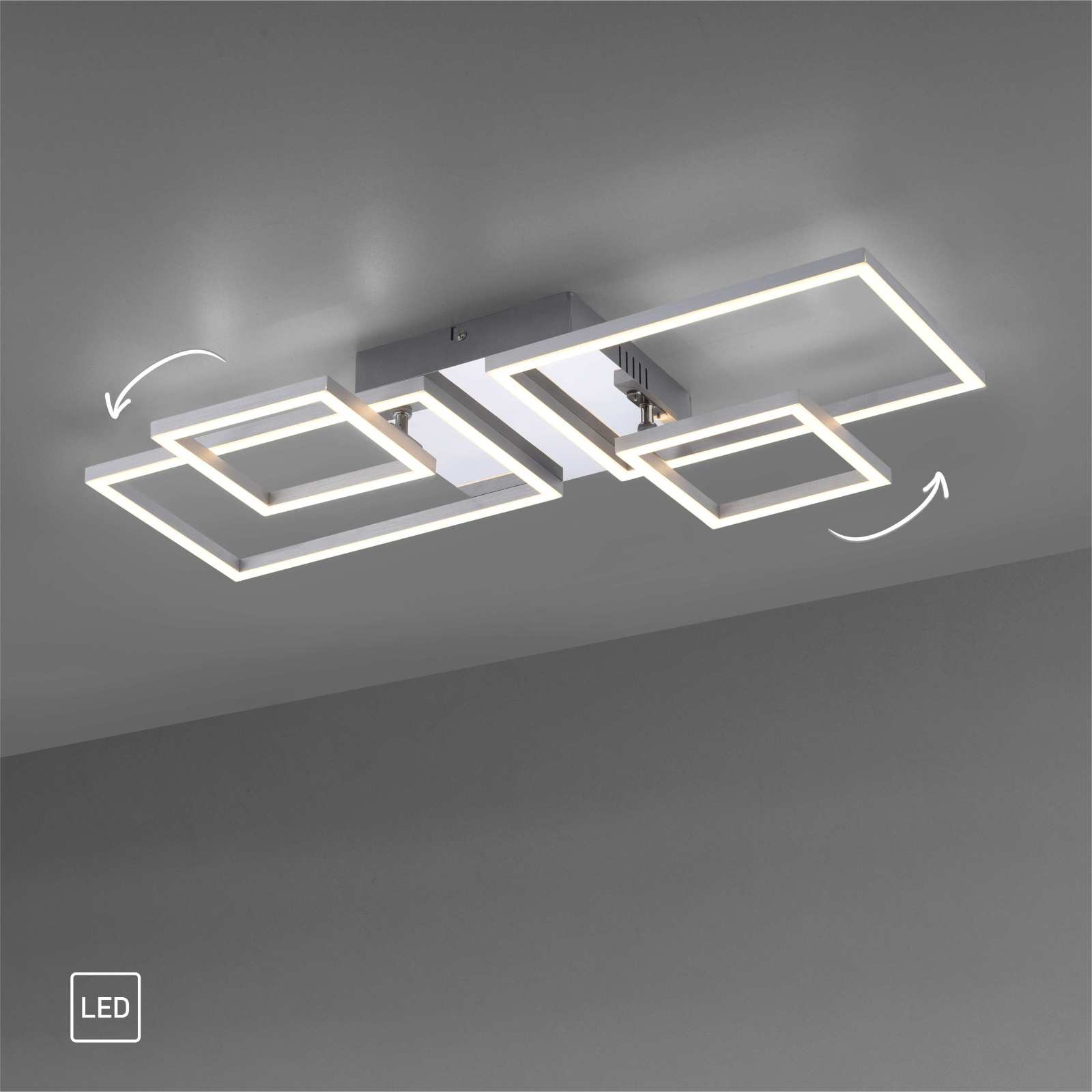 LED-Deckenleuchte - Stahl - 65 cm lang