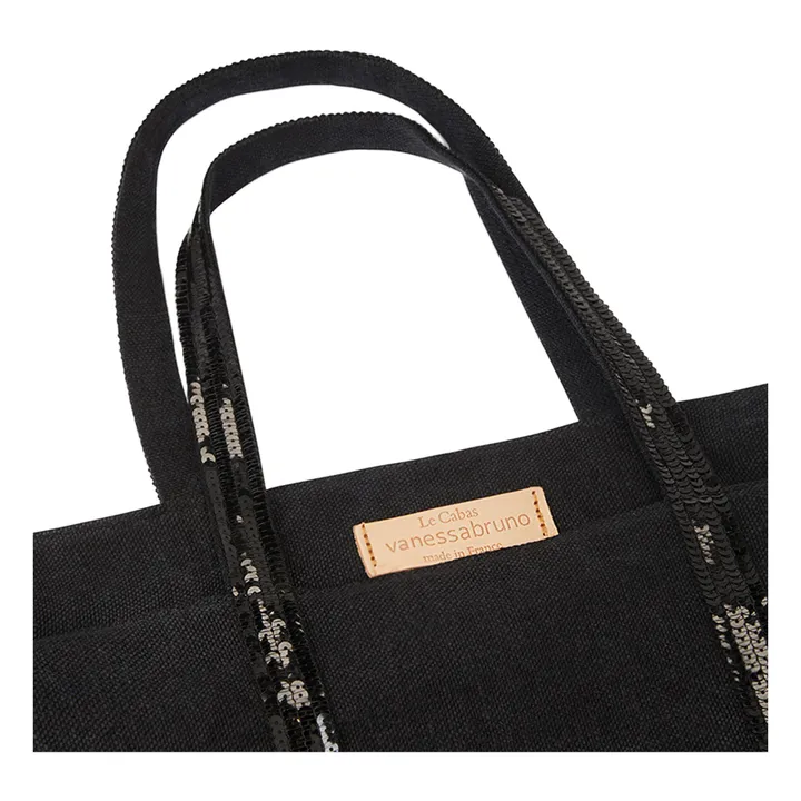 Vanessa Bruno Cabas Grand Lin et Sequins | Noir