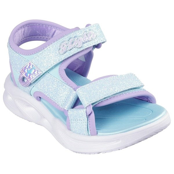 Køb Skechers Sola Glow Sandal Light Blue Lavender