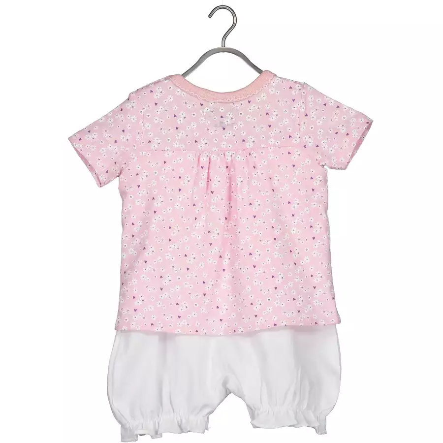 BLUE SEVEN Baby Girls Spieler Rosa Blume
