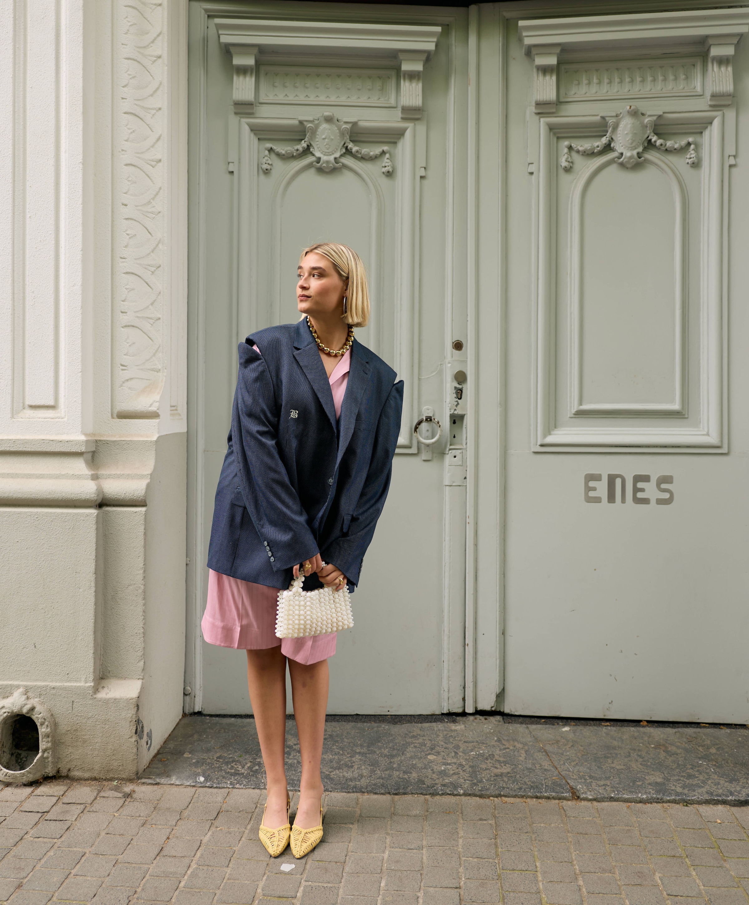 Blaze Amsterdam Dames blazer blauw