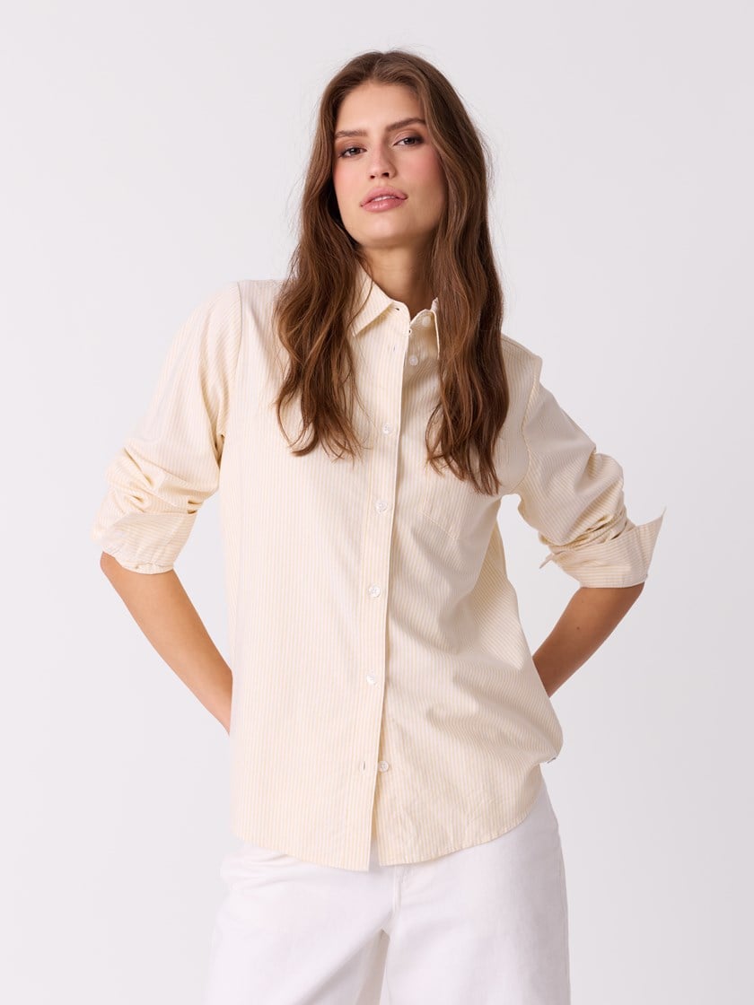 Caro stripet skjorte Italian Straw