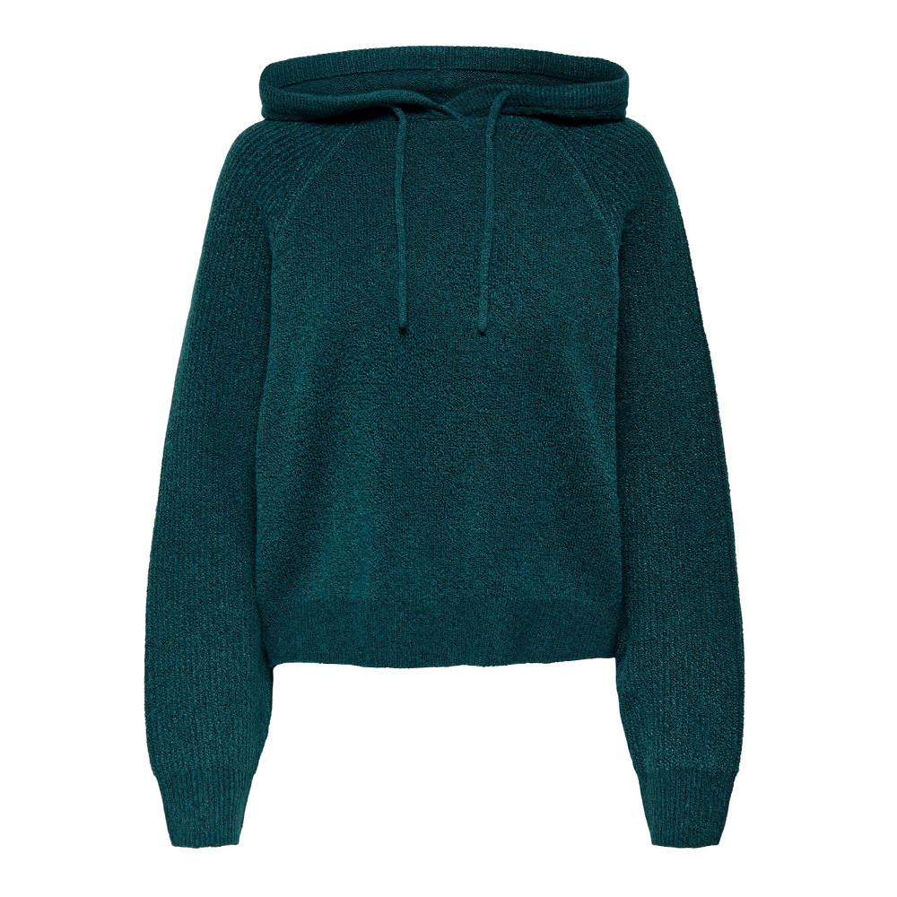 JDY Pull à capuche Turquoise Femme JDY Brilliant