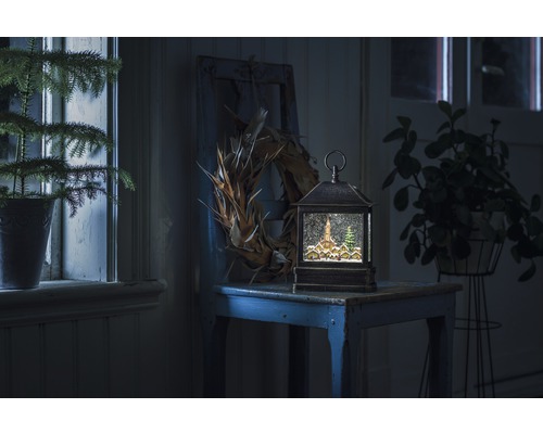LED lantaarn Konstsmide kerk H 25 cm lichtkleur warm wit