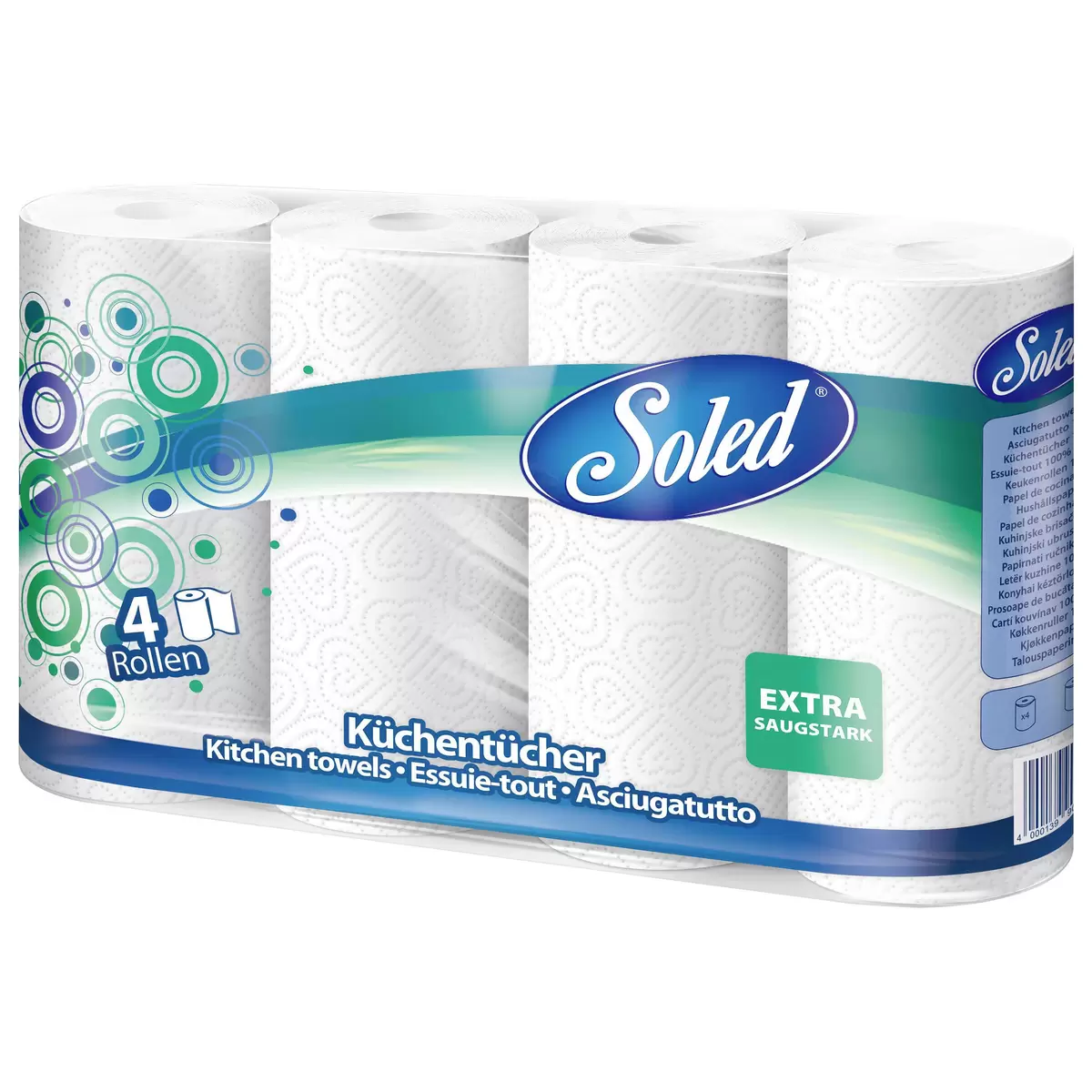 Haushaltspapier 4er Soled Best Price weiss