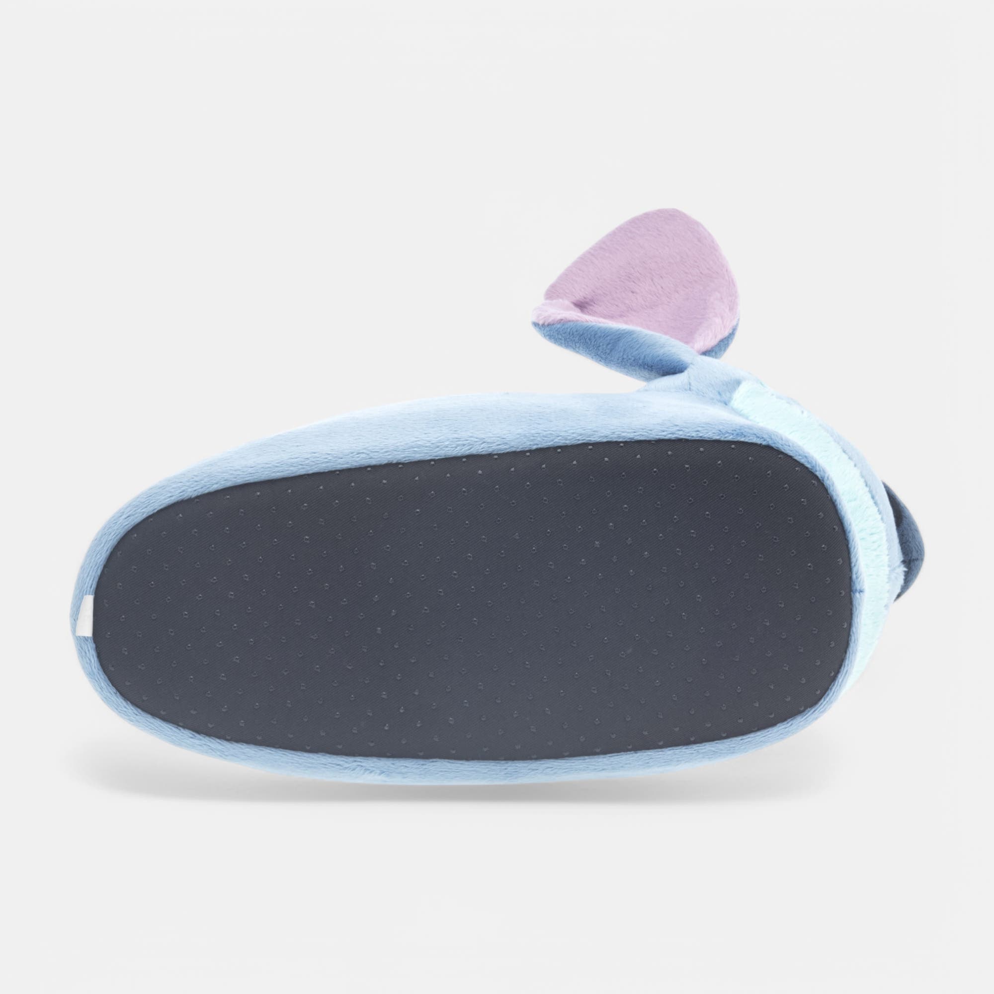 Pantoufles peluche Fille bleu