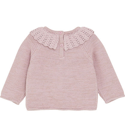 Minymo Bluse - Strick - Dawn Pink m. Goldglitzer