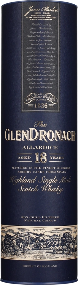 GLENDRONACH 18 YEARS ALLARDICE BOTTLED 2019 70CL