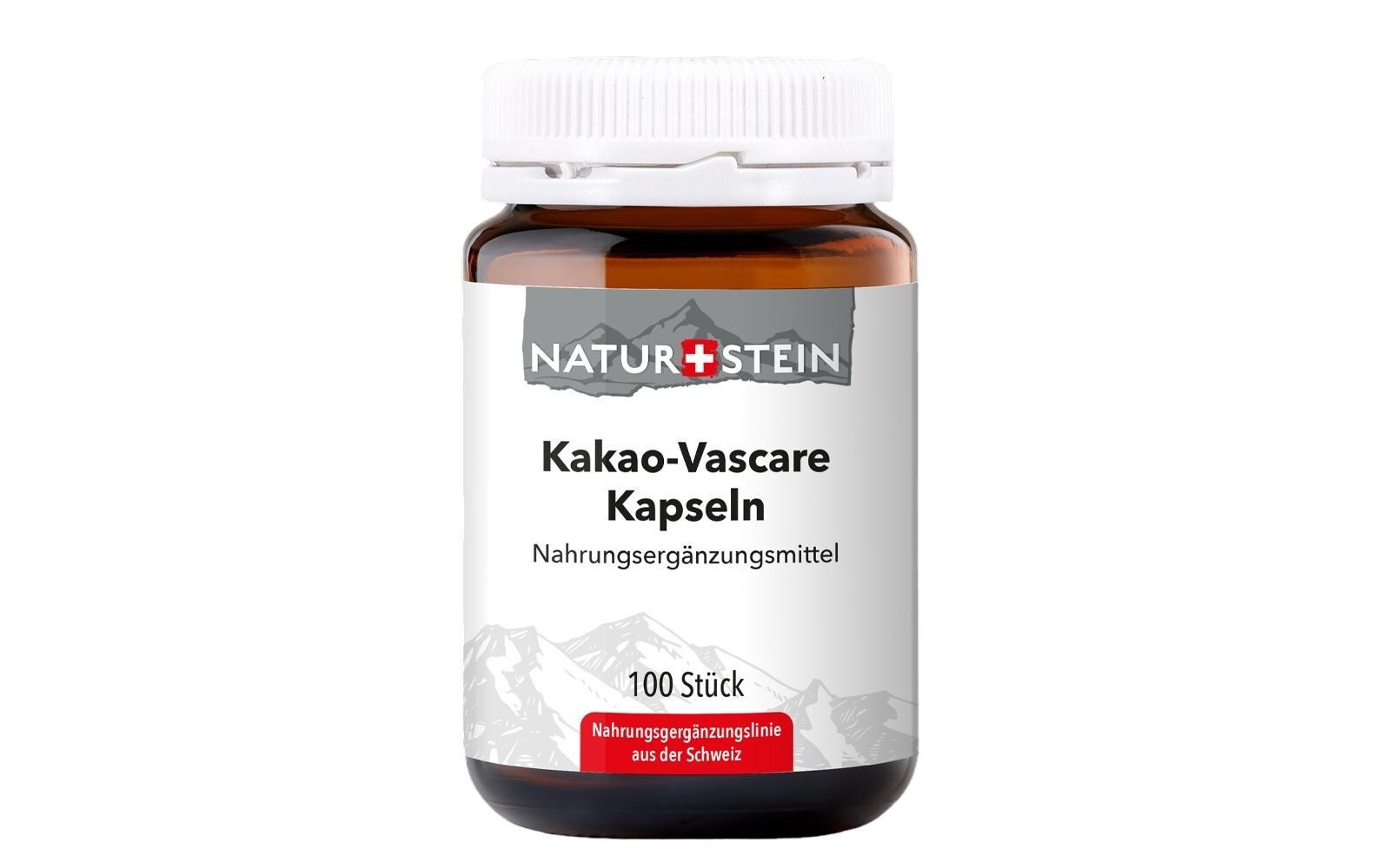 Kakao-Vascare 100 KapselnMit Kakaoflavanolen, welche die Elastizität der Blutgefässe fördern