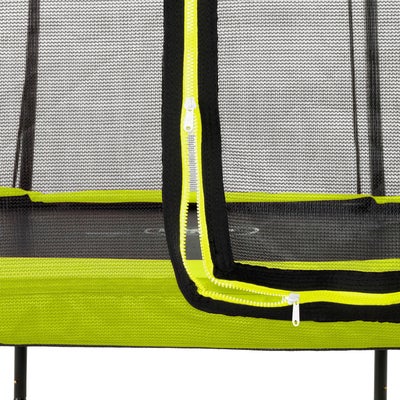EXIT Silhouette Trampoline inkl. Sikkerhetsnett 214x305 cm, Grønn