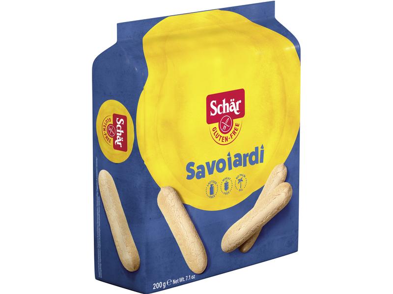 Dr.Schär Savoiardi Löffelbiscuits glutenfrei 200 g Knusprige Kekse aus Eiern und Zucker ohne Gluten
