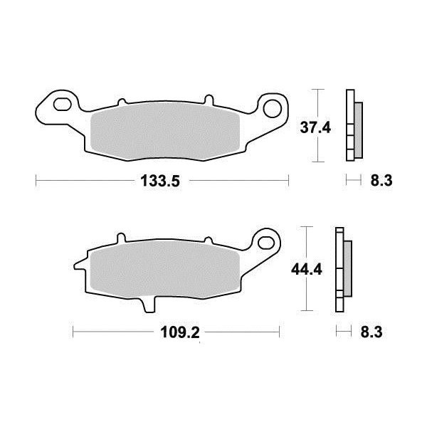 Sifam - Plaquettes de frein S1435N
