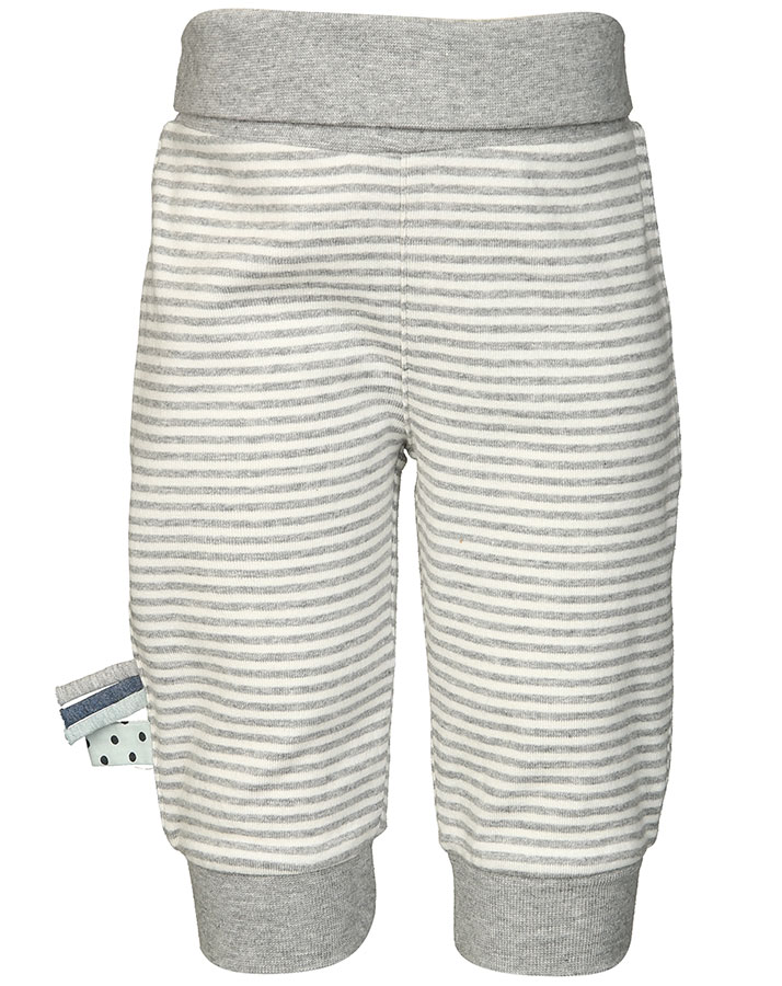 Schlupfhose AGAN gestreift in grau melange
