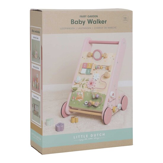 Fairy Garden Chariot de marche   Rose        de               Little Dutch