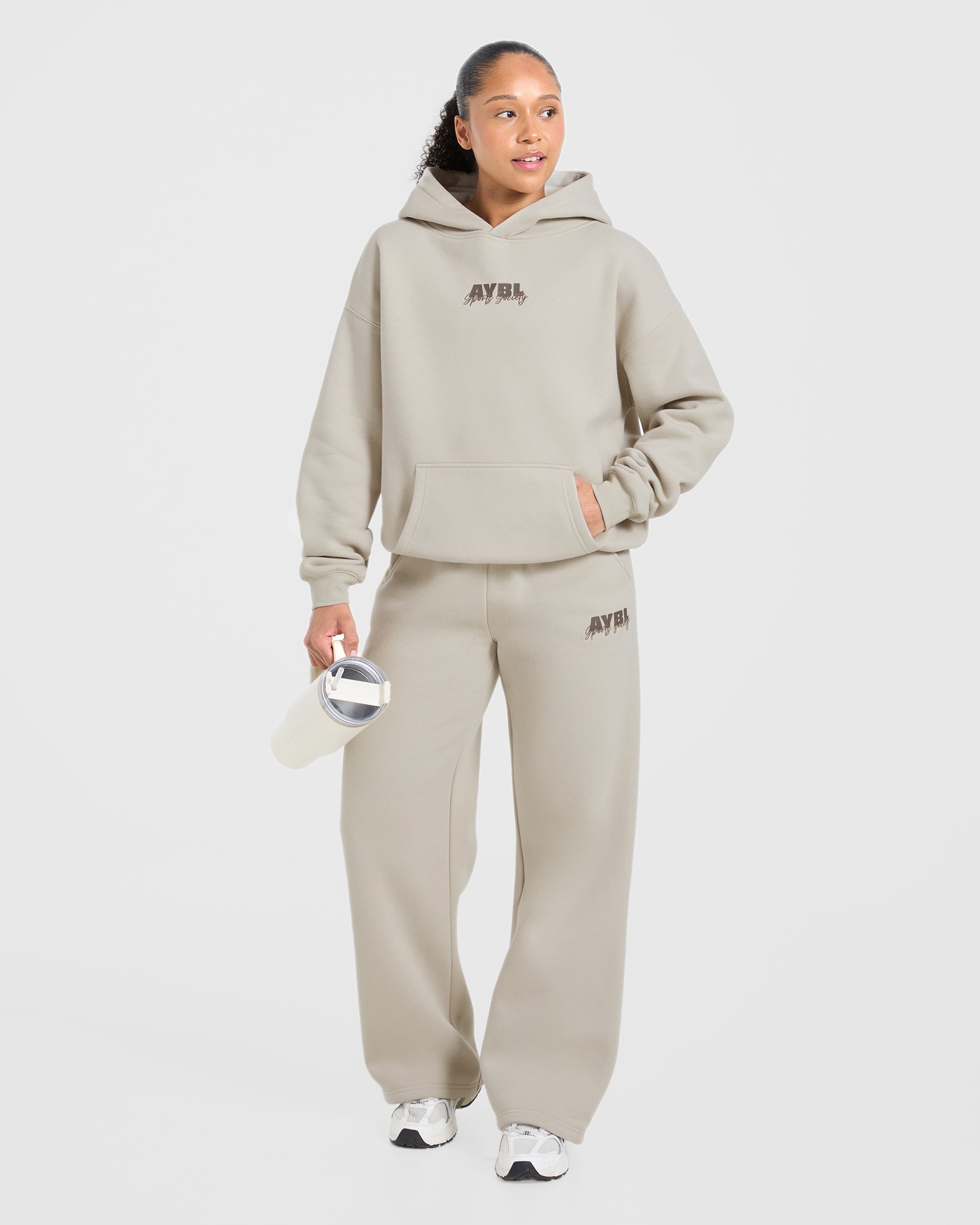 Sports Society Oversized Straight Leg Joggers