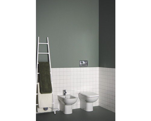 Ideal Standard i.life Een staand toilet, randloos, glanzend wit, zonder toiletzitting, T452501