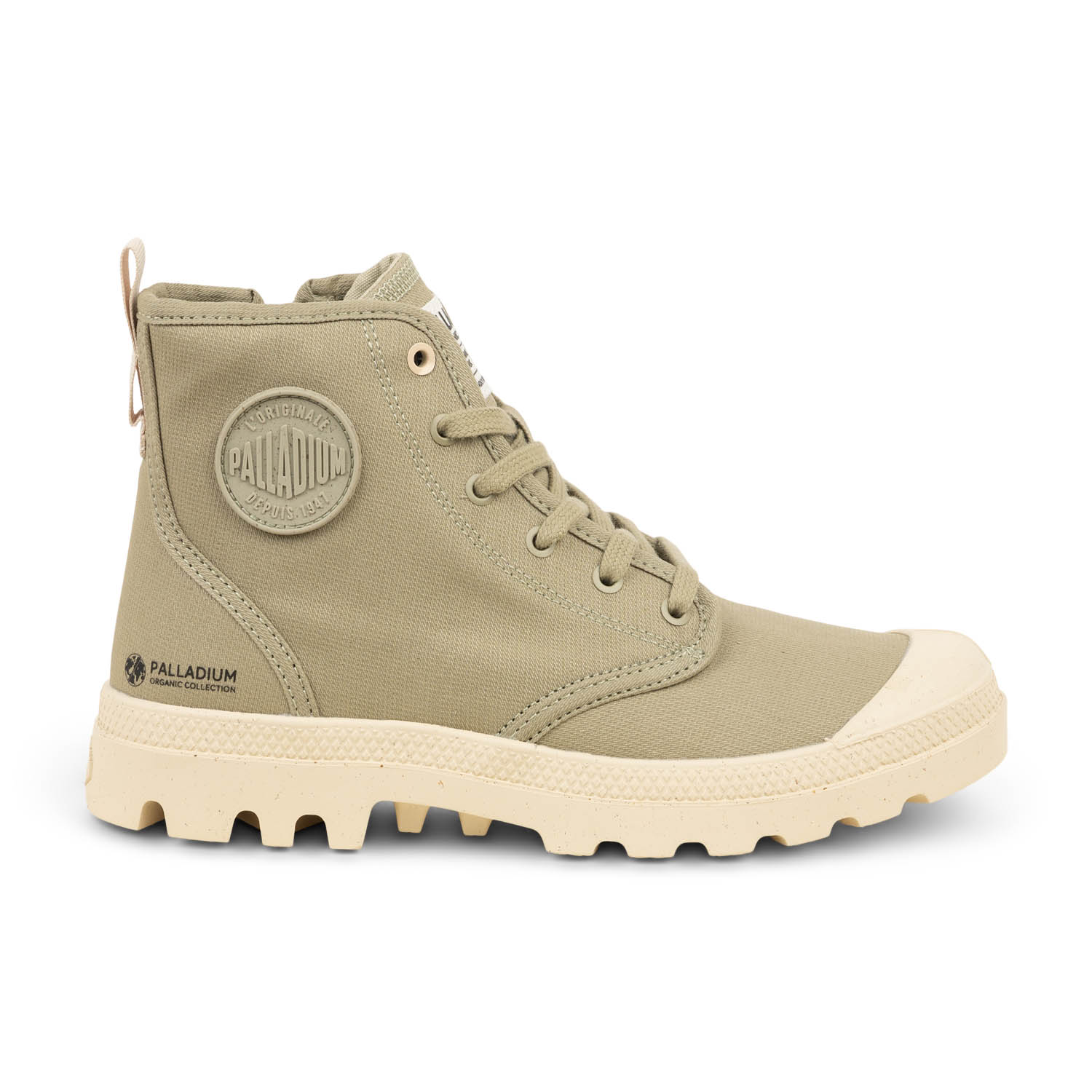 Baskets femme PALLADIUM PAMPA HI ZIP ORGANIC