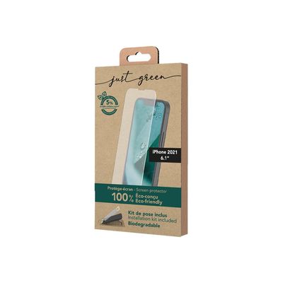 Just Green - protection d'écran pour Iphone13/13 Pro - transparent