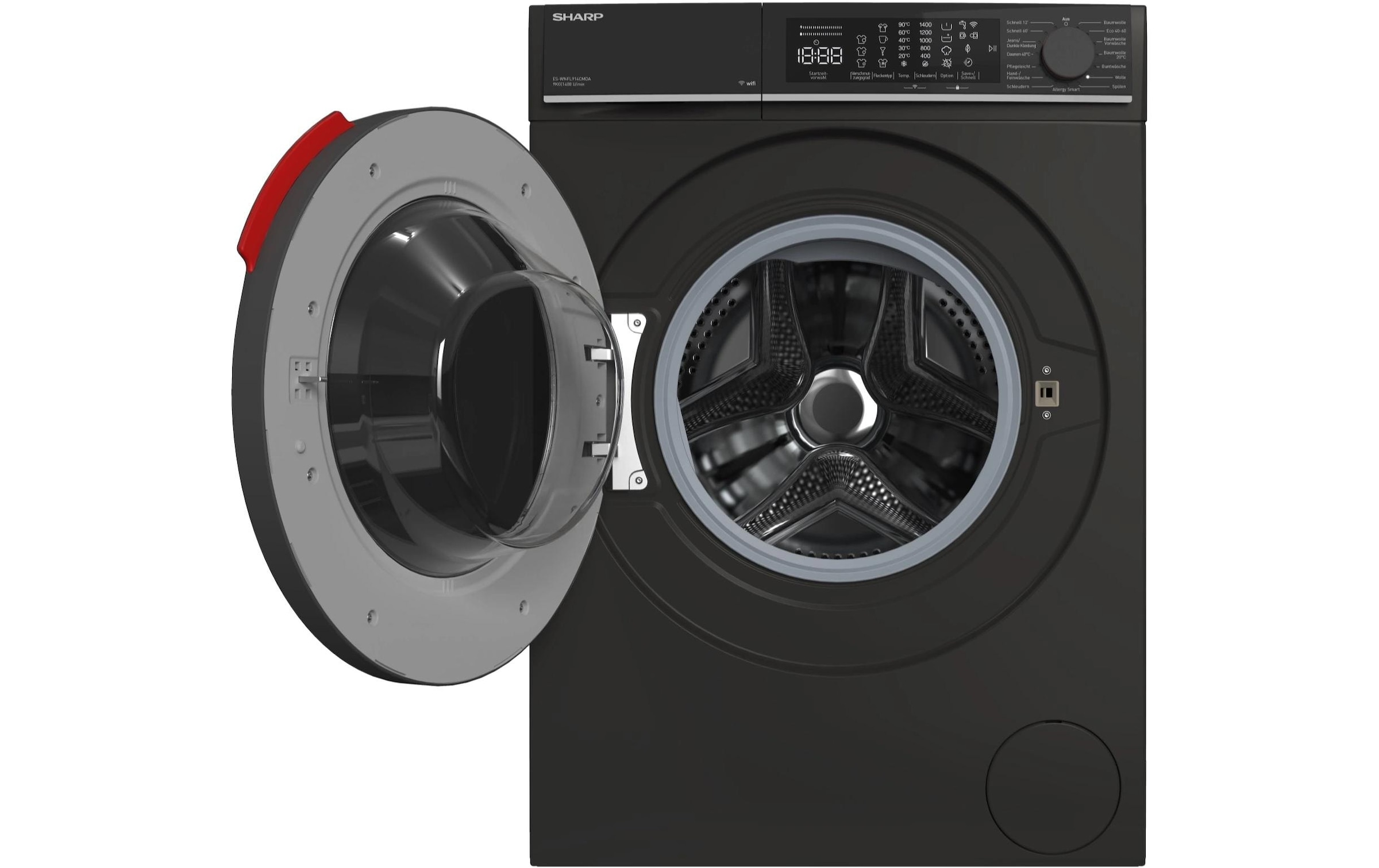 Sharp Waschmaschine »ES-WNFL914CMDA-DE Links« 1400 U/min