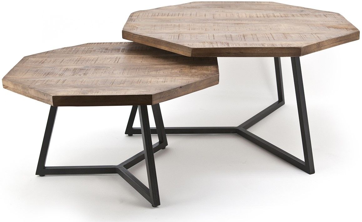 Salontafelset 1637 Octagon B76 x D76 x H42 cm