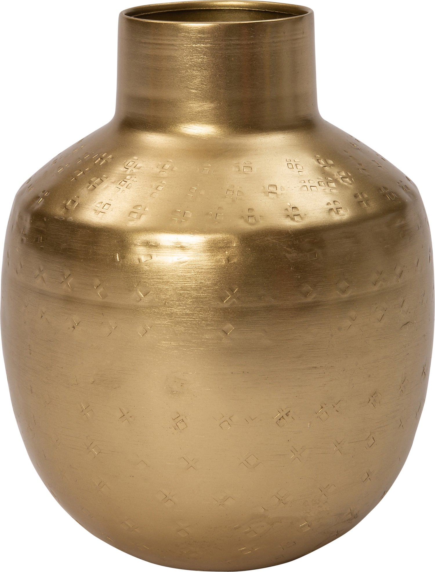 Intratuin vaas Loha goud D 11 H 15 cm