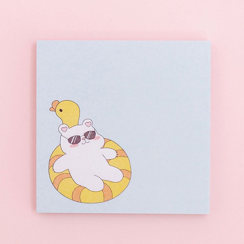 Schooltijd - Cartoon Print Sticky Notes