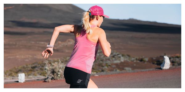 Débardeur Compressport Performance Singlet Femme Rose