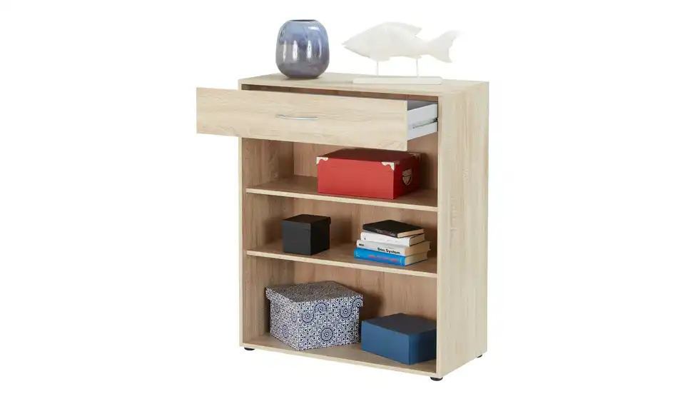 Regal Multischrank-System 80 cm 98 cm Eiche sägerau (Nachbildung)