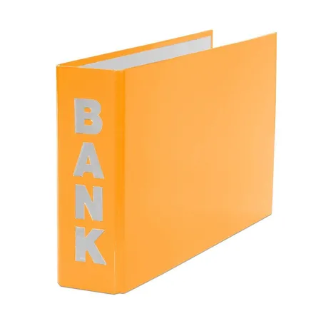 Livepac Office Bankordner für Kontoauszüge 140 x 250 mm, orange, 3 Stück