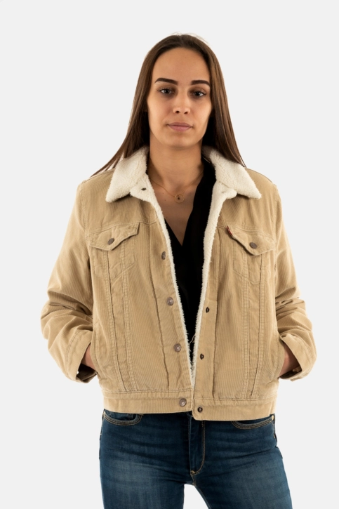 Blousons et vestes levi's® 36136 original sherpa trucker 0096 safari