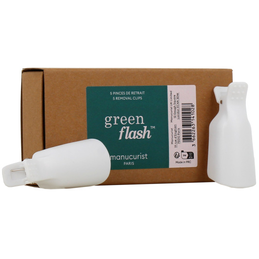 Manucurist pinces de retrait pour vernis semi permanent Green Flash