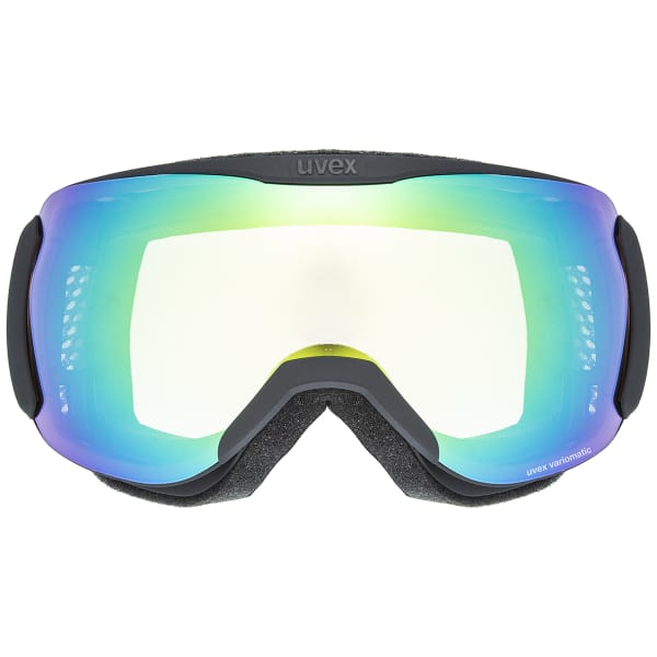 Masque de ski UVEX DOWNHILL 2100 V BLACK MATT/VARIO GREEN MIRROR