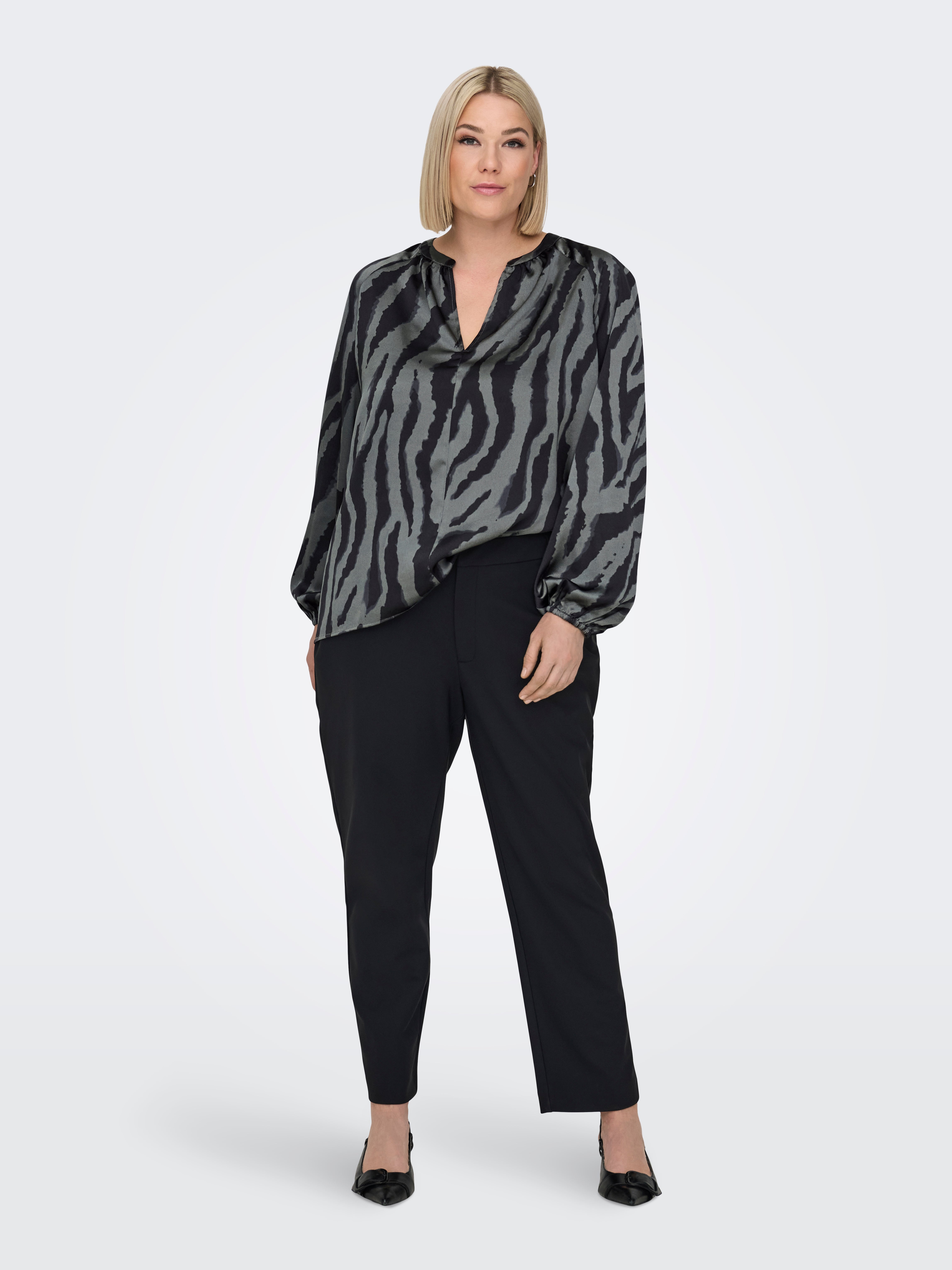 CARZORRA Tunika-Oberteil Black