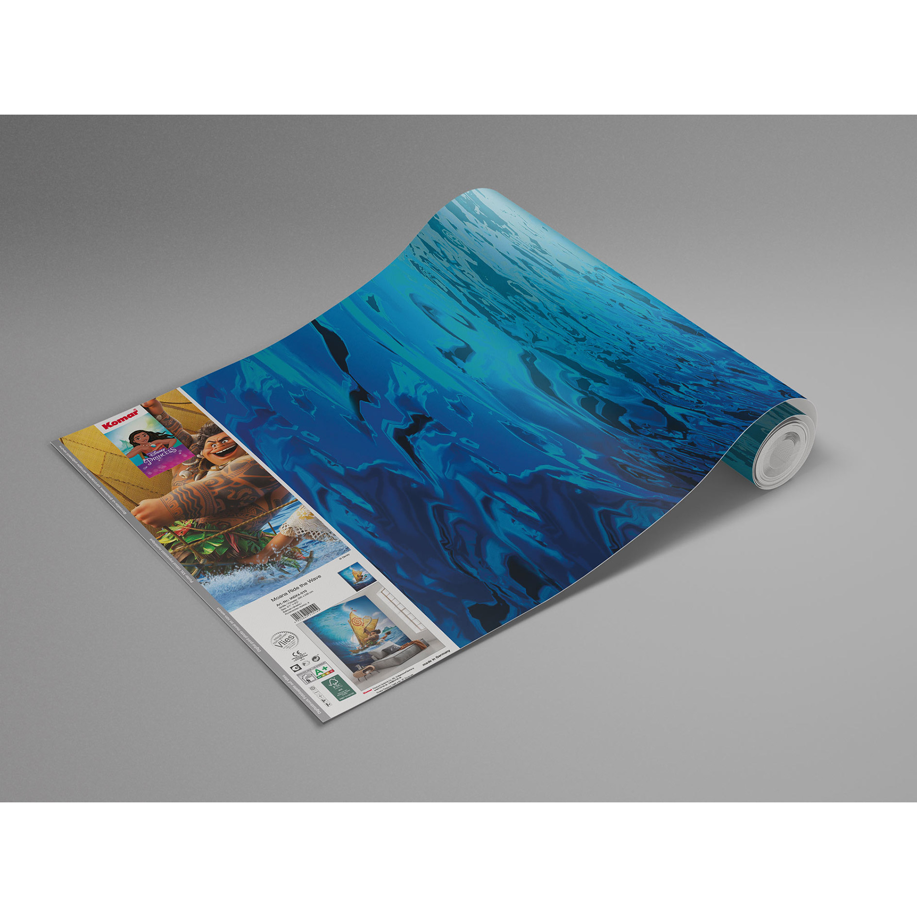 Vlies Fototapete MOANA RIDE THE WAVE - bunt - 200x280 cm