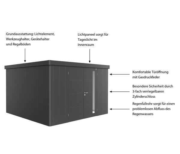 Biohort Gerätehaus Neo 4D, ca. B348/H222/T348