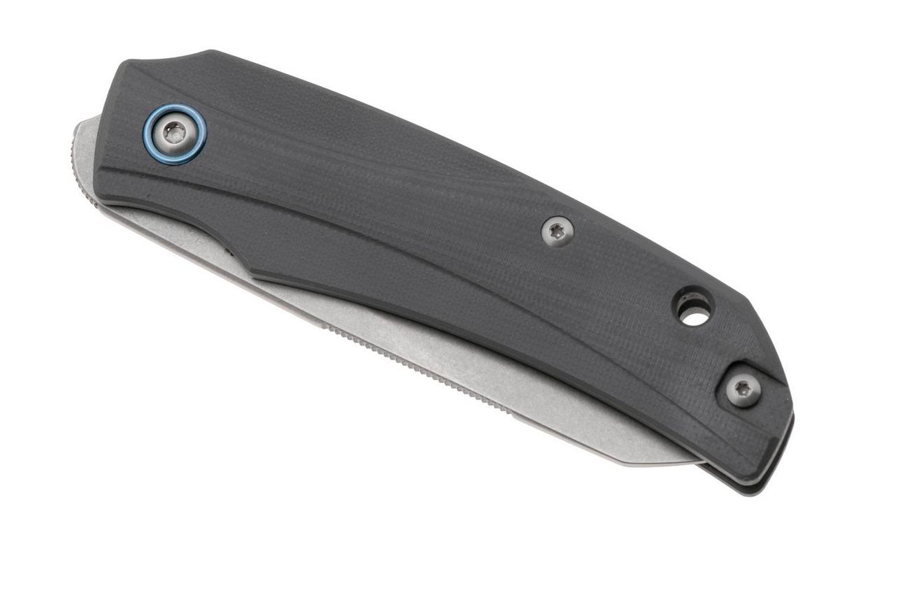 MKM Ice MK IC-GGY Stonewashed Magnacut, Grey G10, zakmes, Tommaso Rumici en Denis Simonutti design