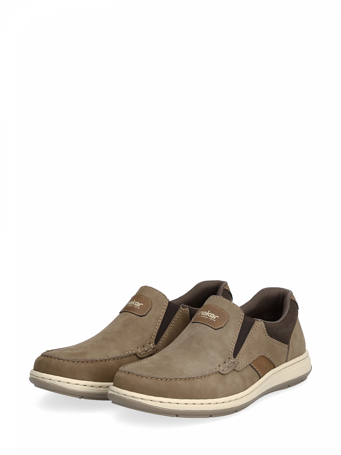 Rieker Slip in Loafer wide Fit Brown