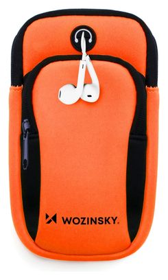 Brassard de sport pour téléphone - orange