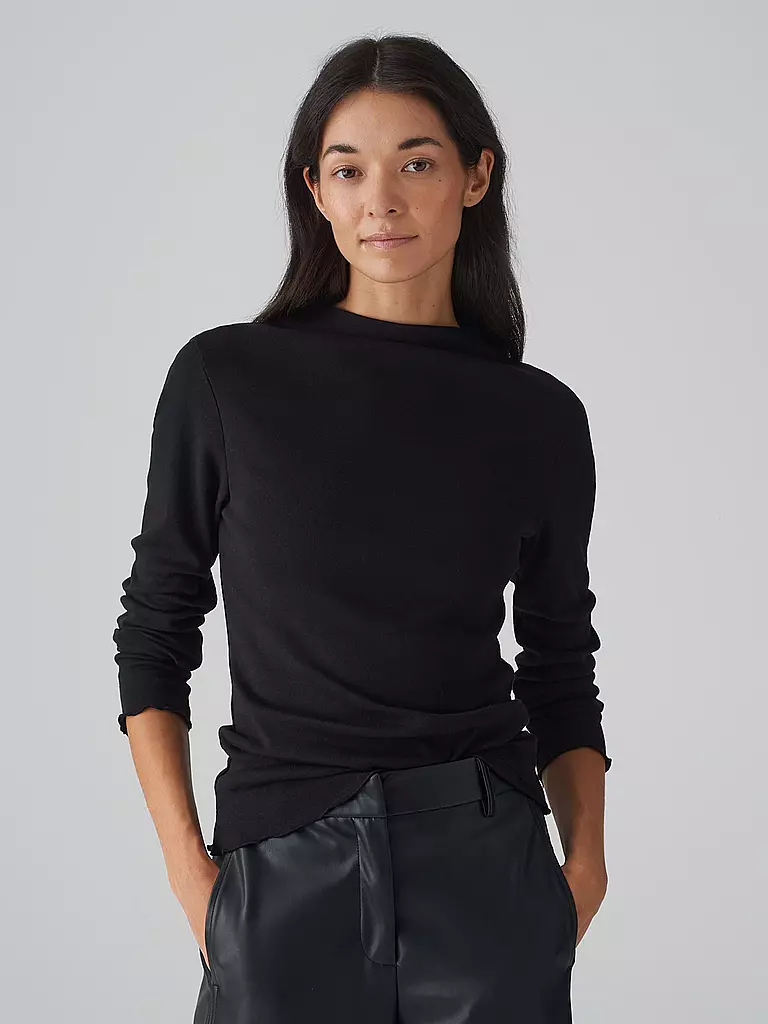 OPUS Langarmshirt SONINCHEN schwarz