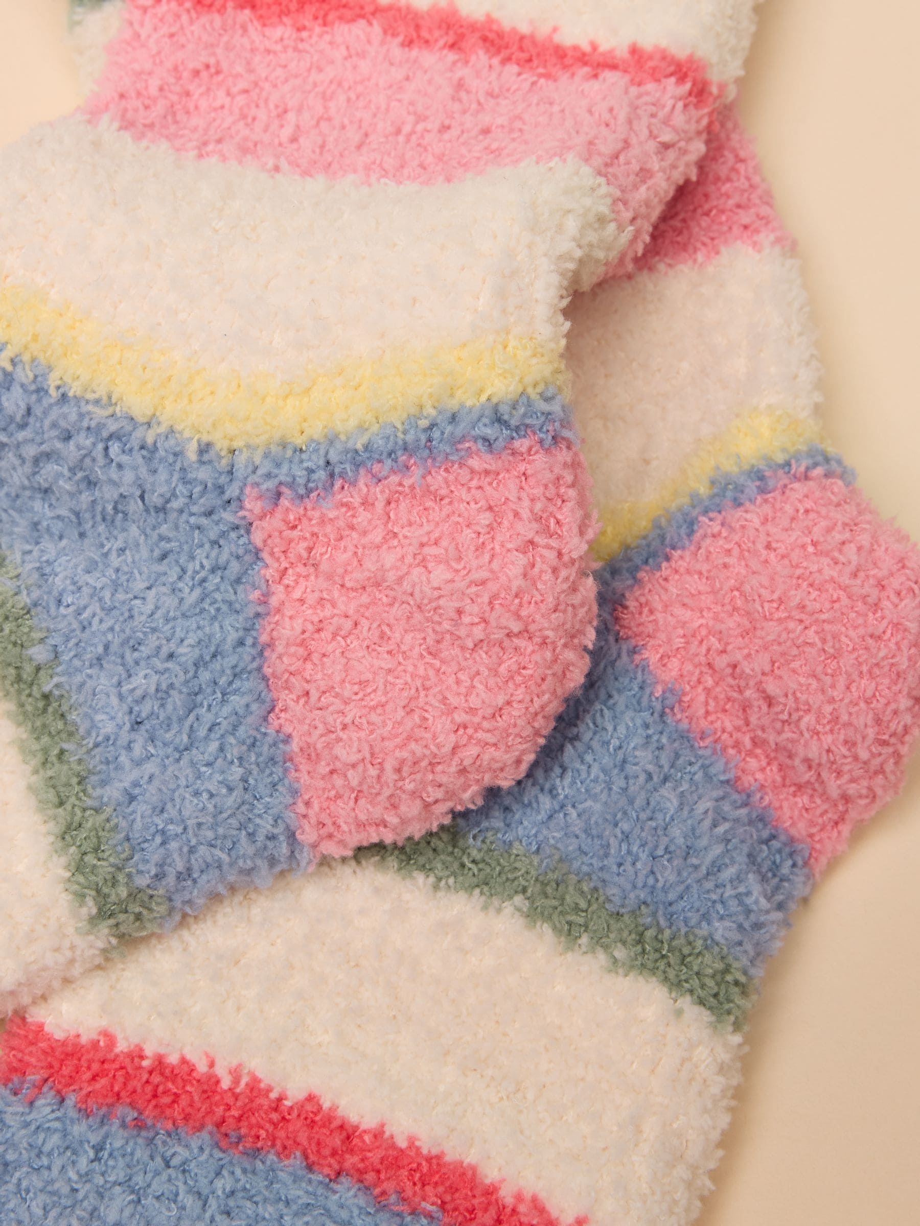 Joules Kids' Fluffy Stripe Socks