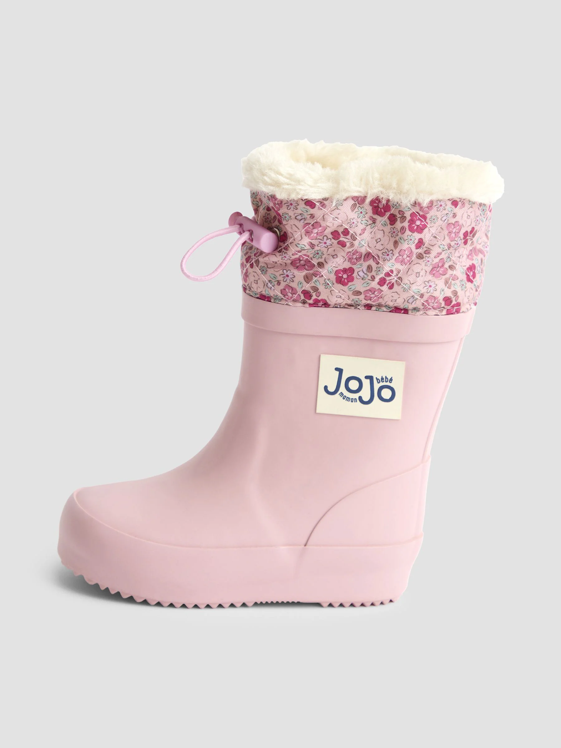 JoJo Maman Bébé Drawstring Cosy Lined Wellies