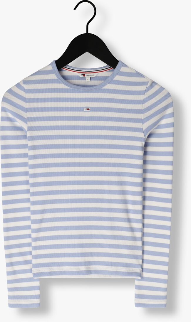 TOMMY JEANS blauwe tommy jeans  tjw essential rib stripe top